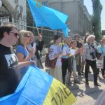 Акція Фрі Сенцов під посольством РФ в Києві - фото 13