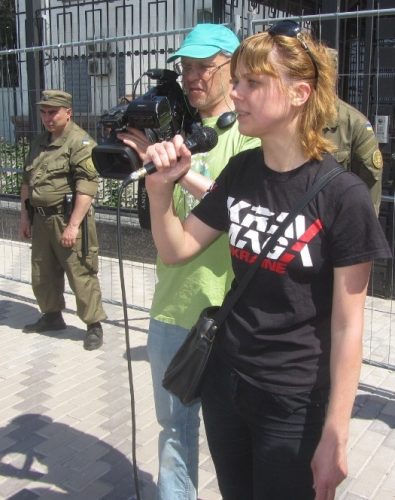 Акція Фрі Сенцов під посольством РФ в Києві - фото 21
